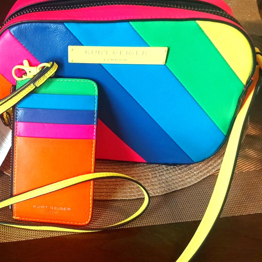 Kurt Geiger Vibrant Pink Designer Bag